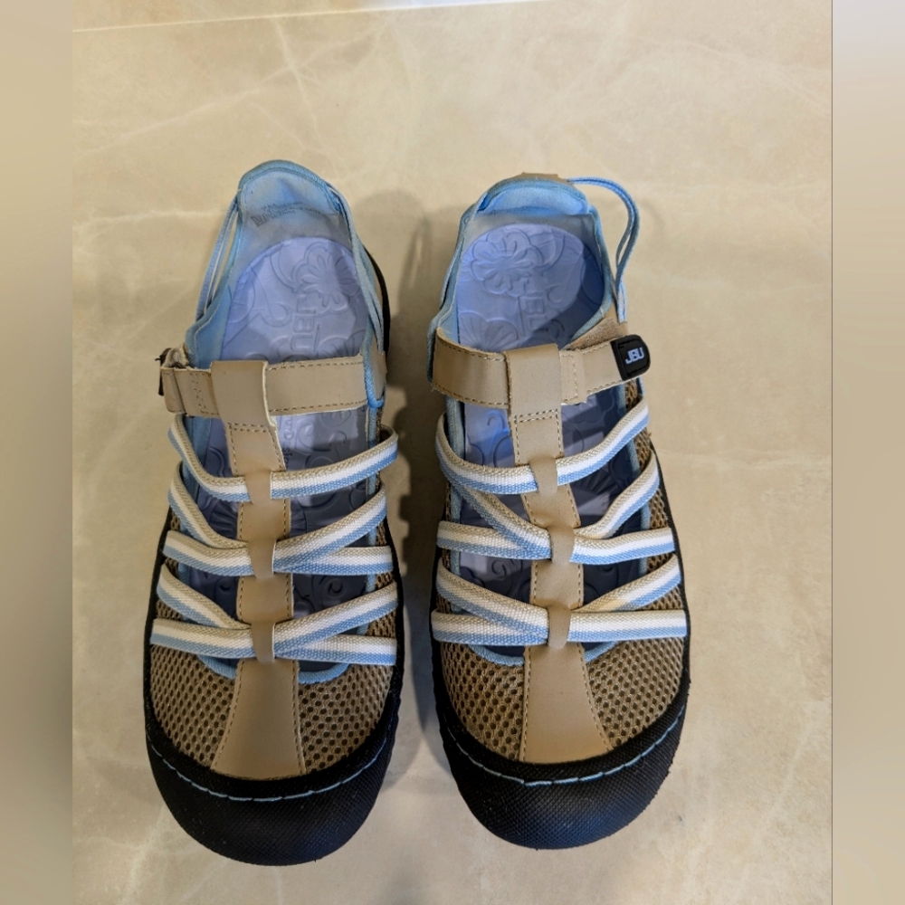 jambu 7. womens shoes Jetty Oncore Gray L. Blue Memory Foam Comfort Shoe